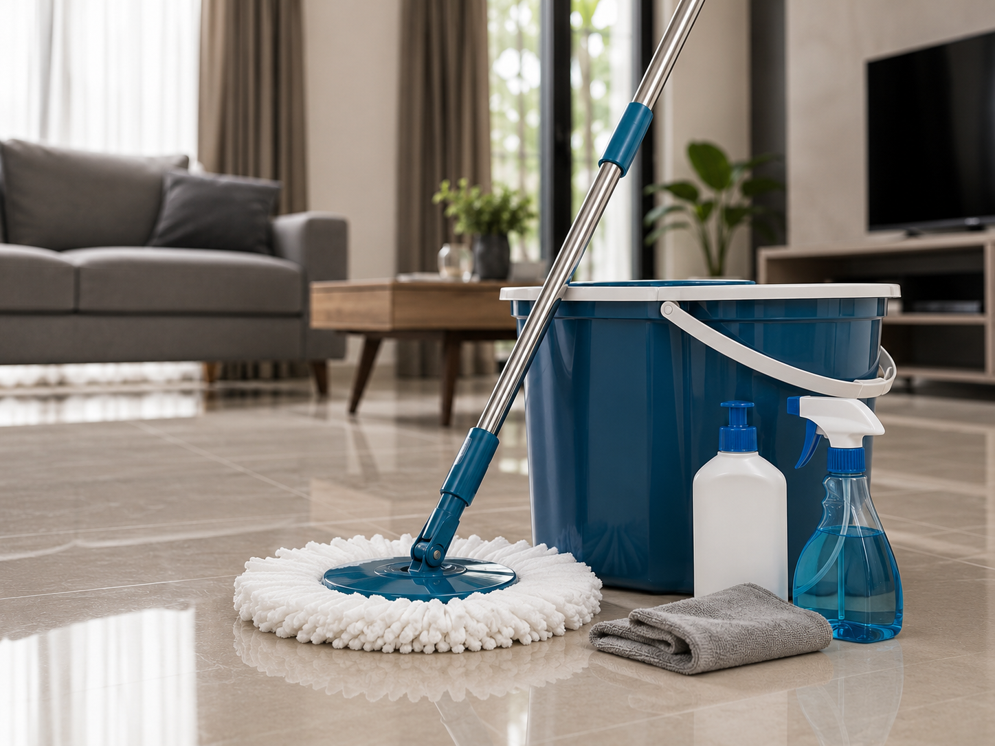 Floor cleaning result